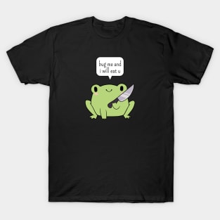 Cute frog with a knife T-Shirt